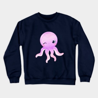 cute Octopus Crewneck Sweatshirt